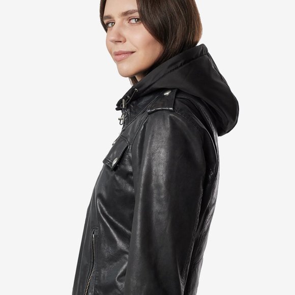 UNU Hooded Scarf Black Cotton Waterproof Balaclava Hat NWT - Picture 5 of 10